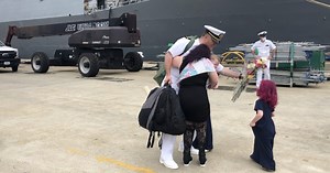 USS Mitscher, USS Monterey return from nine-month deployment