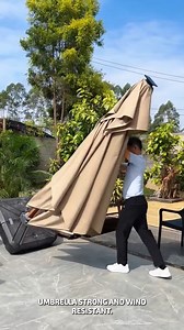 Outdoor Umbrella Without Ground Fixing #UmbrellaSetup #WaterFilledBase #PatioShade | Fatafatnews