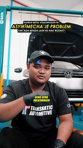 Tekan bang jangan tak tekan! tapi kalau dah terlebih tekan boleh jadi macam-macam hal nanti, lagi-lagi volkswagen, selalu masalah benda ni, tapi kalau tak tekan tak feel lah pulak! #mechanictransmission #pakargearbox #transmaticautomotive | Mechanic Transmission