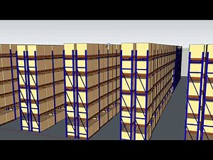 3D Warehouse Design and Simulation
