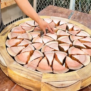 13K views · 154 reactions | An 18 Year Old Boy Designed A Unique Tea Table And Perfectly Assembled From Pieces Of Dried Wood | WT HD Woodworking | Facebook