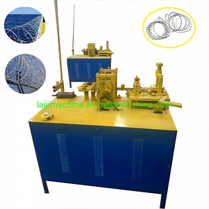 [Hot Item] Barbed Wire Making Machine Stainless Steel Wire Mesh Razor Barbed Wire Forming and Coil Making Machine