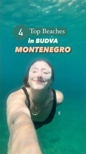Discovering the Beauty of Budva, Montenegro: These four beaches in Montenegro are absolute gems! ☀️