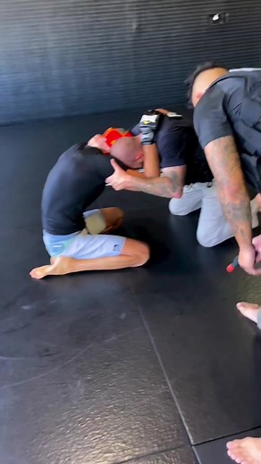 Train in your duty gear! When you train in your duty belt and vest it gives you the opportunity to see how much your flexibility and mobility is restricted, so you know better what techniques can and cannot work in a potential real fight for your life. Training is your duty gear also shows you what techniques expose your gun, leave you open to take strikes and/or deliver strikes, and what could potentially put you in a worse position/situation. This officer did a great job in this @otxtactics li