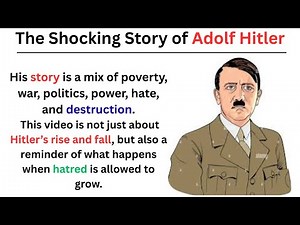 Adolf Hitler Life Story in Simple English | Explained for Beginners | English With Umme