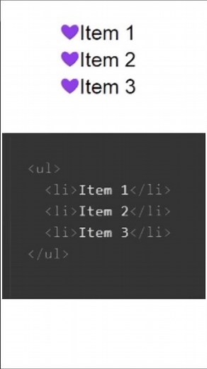 Custom Bullet html/css 😜 #webdesign #htmlcss #javascript #programing