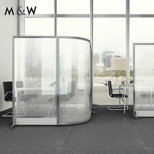 [Hot Item] Morden Partition Living Room Hotel Office Decorate Background Folding Mobile Partition
