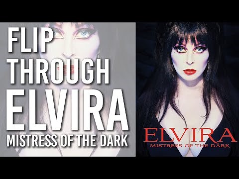 ELVIRA Mistress of the Dark - Flip through art book - Overview photos and movies book