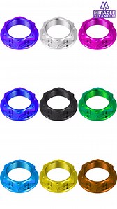 Upgrade your rider view with these shiny titanium top yoke nuts ️#MiracleTitanium #Miraclebolt #titanium #Gr5titanium #motorcycle #wheels #bikelife | Miracle Titanium Thailand | Facebook