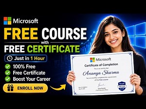 🔴Free Courses + Certification by Microsoft | Just in 1 Hour | Apply Now 🔥