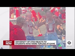 Two women go topless at University of Utah football game; police investigating