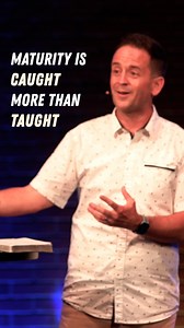 Maturity is CAUGHT more than TAUGHT. In this clip, Pastor Kyle shares why it’s so important to model maturity and what happens when we do. | City Church | Facebook