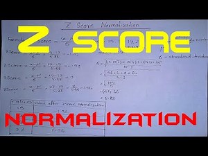 Data Mining | Z Score Normalization | Normal Distribution | Z Score Formula
