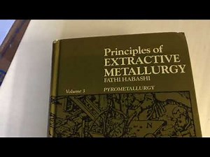 Principles of Extractive Metallurgy Pyrometallurgy Textbook