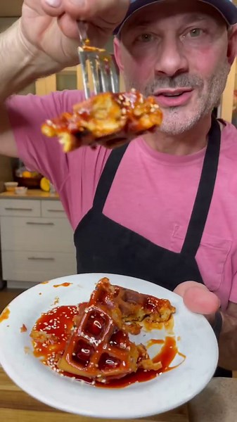 Gortons Shrimp and Waffles with Asian Bang Sauce