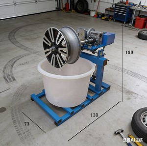 [Hot Item] Jichuan Motorized Wheel Restoration Machine for Automotive Maintenance