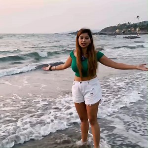 14K views · 1.1K reactions | Enjoying Top Beaches of Goa with Drone Shots - Goa me Sabse Pehle Ozran Beach and Uske Bad Arambol Beach Enjoy Kiya | Simran Malik | Facebook
