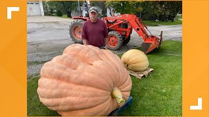 Gigantic Geauga County pumpkins on display at Huntsburg Pumpkin Festival