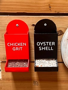 Chicken Oyster Shell/grit Feeder – 3D Printed, Mess-free Design for Backyard Poultry - Etsy Canada