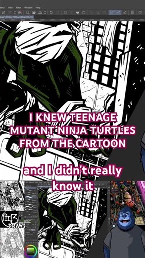 I randomly found a graphic novel of the original Teenage Mutant Ninja Turtles books later.