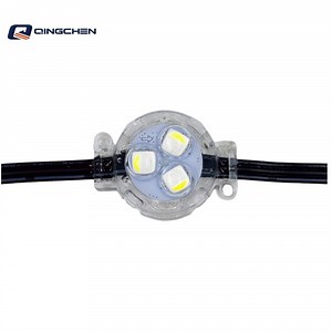 [Hot Item] Permanent Smart RGBW LED Pixel Light Point Light 0.9W Full Color LED Decoration Strips WiFi Control 12V DC 50/Pack for Christmas Holiday Neon Light