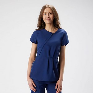 [Hot Item] Wholesale Custom Logo Medical Scrub Uniform Healthcare Scrub Tops