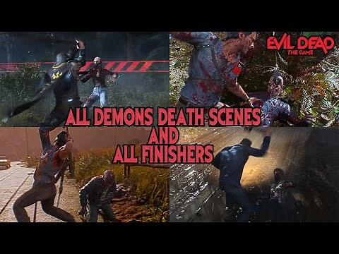 All Demons Death Scenes and All Finishers - Evil Death: The Game Kill Count (4K UHD)