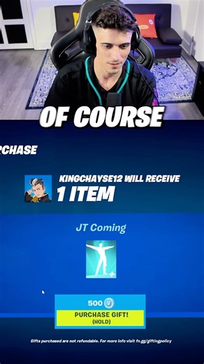 He won on stream 🤩