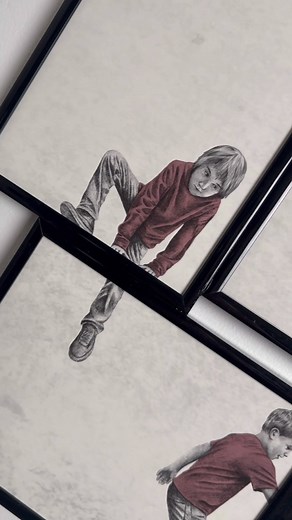 I’ve been wanting to try this idea for awhile. Anytime I see a collage frame, I imagine what it would look like with characters escaping form one frame to the next, sliding through worlds. I drew a handful of these escaping characters for another project (more details this summer), so I decided to reuse them to test this idea out. Getting the measurements right was tough. Came out pretty cool though. #creativity #contemporaryart