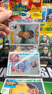 1984 Topps Baseball Rack Pack #junkwaxsal #hotgarbage #84topps #84toppsbaseball #baseball #baseballcards #packopening #sportscards #mlb #fyp | Junk Wax Sal