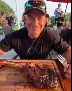 25K views · 299 reactions | I caught Jocko smiling over a massive tomahawk steak.  | Mac Lethal | Facebook