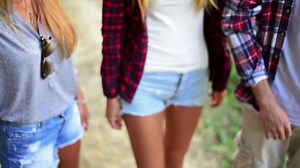 Group Friends Stacking Hands Exulting Close Stock Footage Video (100% Royalty-free) 12687320 | Shutterstock