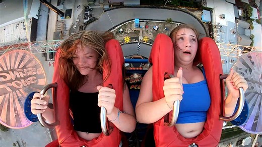 Fayee & Maddie 2nd Ride | Slingshot & Vomatron at Indy Speedway