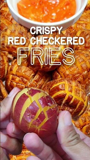 🤗Savor the Warmth of Crispy Red Potato Fries🍟 #asmr #shorts