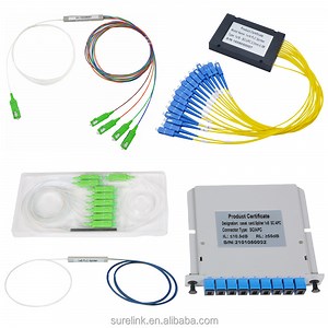 [Hot Item] All Types of Singlemode PLC Splitter with Sc APC Fast Connector Fiber Optical ABS Splitter
