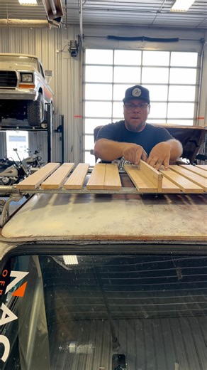 Roof Rack part 3: figuring out spacing & how am I going to attach these boards? #rampy #woodworking #craftsmanship | Dick Industries Inc