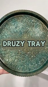 574 reactions · 13 shares | A beautiful round druzy tray  Available...