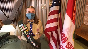 Michigan teen makes history as one of the first female Eagle Scouts in the nation