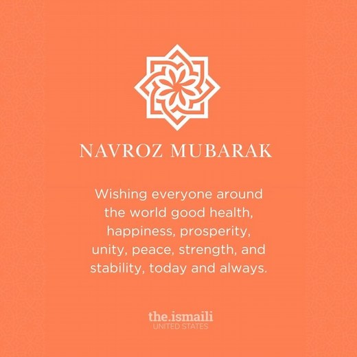 The Ismaili USA wishes you a joyous Navroz filled with renewal, growth, and abundance! Navroz Mubarak! 🎉🌸🎂 #Ismaili #OneJamat #OneHumanity #NavrozMubarak | TheIsmaili USA