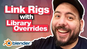 Link Characters with Library Overrides