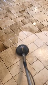 Watch as the magic happens! ✨ Our team is hard at work, transforming dull and dirty tiles into sparkling clean perfection! Say goodbye to grime and hello to gleam! 💦 | Modernistic