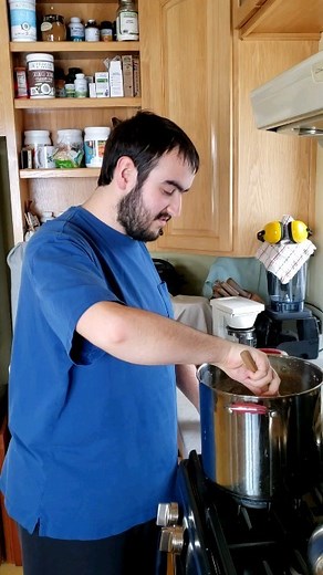 Nixtamalizing a batch of dried flint corn from our garden today. 🌽 #corn #foodprep | Common Sense Home