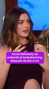 319K views · 3.6K reactions | Se encontraba Anne Hathaway tranquilamente en el gimnasio haciendo ejercicios de recuperación de fuerza tras su parto cuando, de la nada, apareció un señor para hacerle bodyshaming. Dejemos de comentar sobre los cuerpos ajenos y de presionar a las mujeres para “volver a su figura” después de tener un bebé. | Freeda ES | Facebook