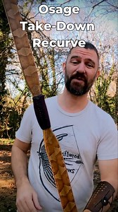 Osage Take-Down Recurve Bow #primitivearcher #archery #traditionalarchery #woodworking #diy #bowandarrow #survival #bushcraft #handcraft | Swiftwood Bows