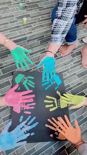 Colorful Hand Painting Activity for All Ages