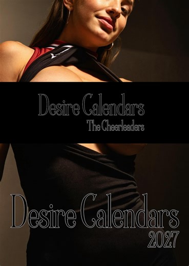 2027 Erotic Art Calendar: Cheerleaders, Pin-Up