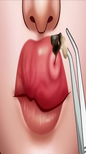 ASMR Treatment Of Oral Myiasis Animation | Ahmeera Tate