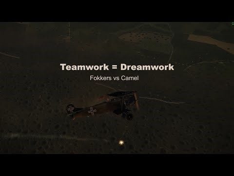 Teamwork = Dreamwork. J37 vs Sopwith Camel