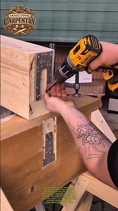 Strong Timber Joint Hack with Steel Bracket #woodworking #diy #construction