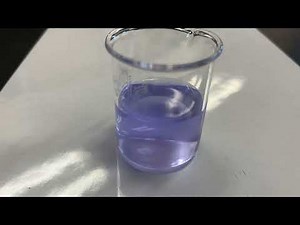 Crystal Violet + Sodium Hydroxide Timelapse